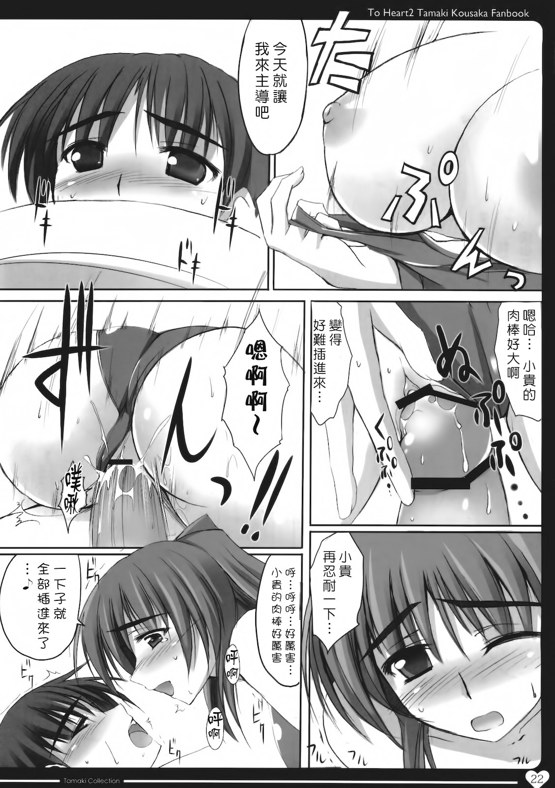 (C77) [TKSpower (Zekkyosyu)] TamaColle -Tamaki Collection- (ToHeart2) [Chinese] [漢化好沒] page 21 full