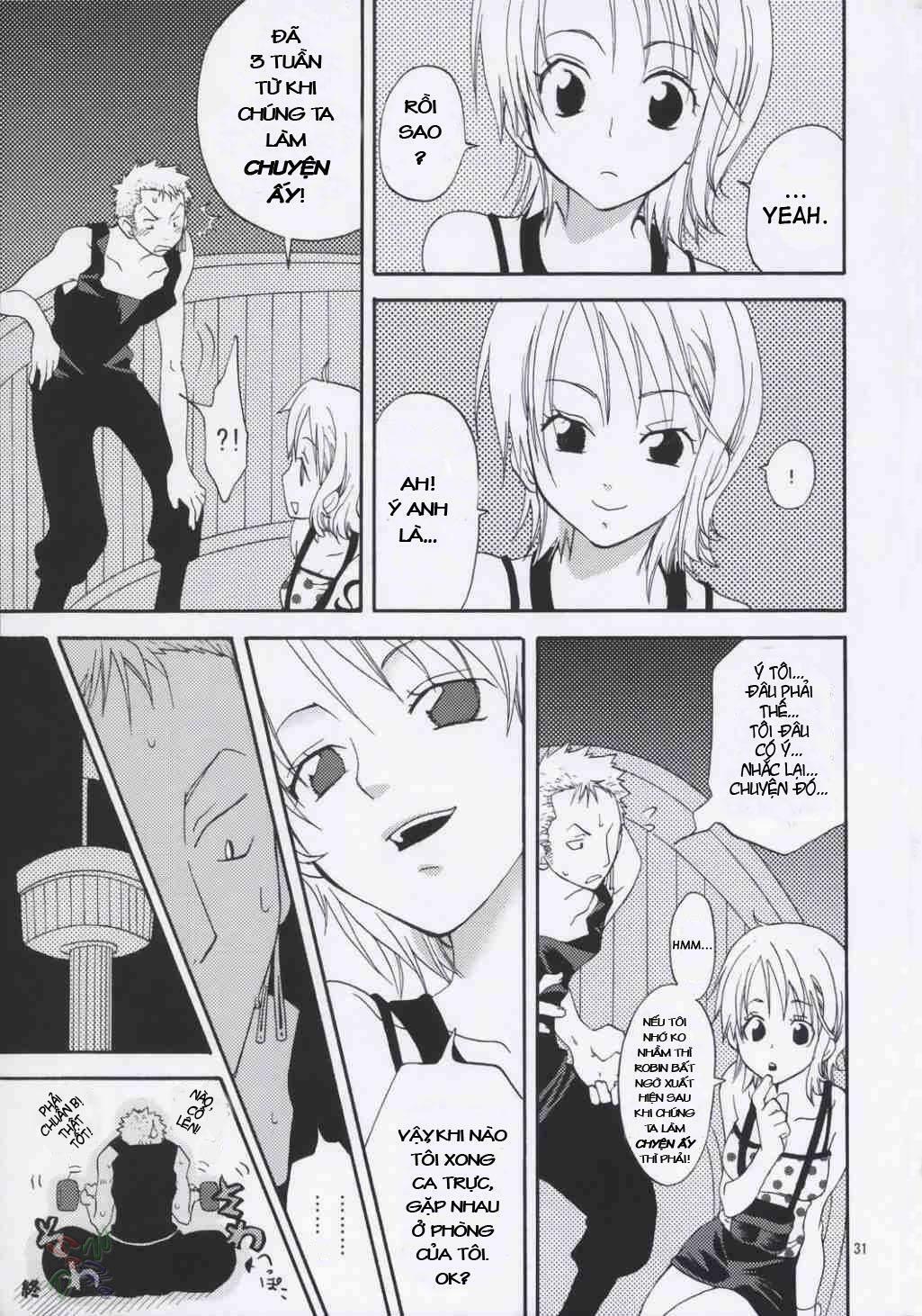 (C66) [Kurione-sha (YU-RI)] Love Koukaishi (One Piece) [Vietnamese Tiếng Việt] [Death's Hentai Land] page 31 full