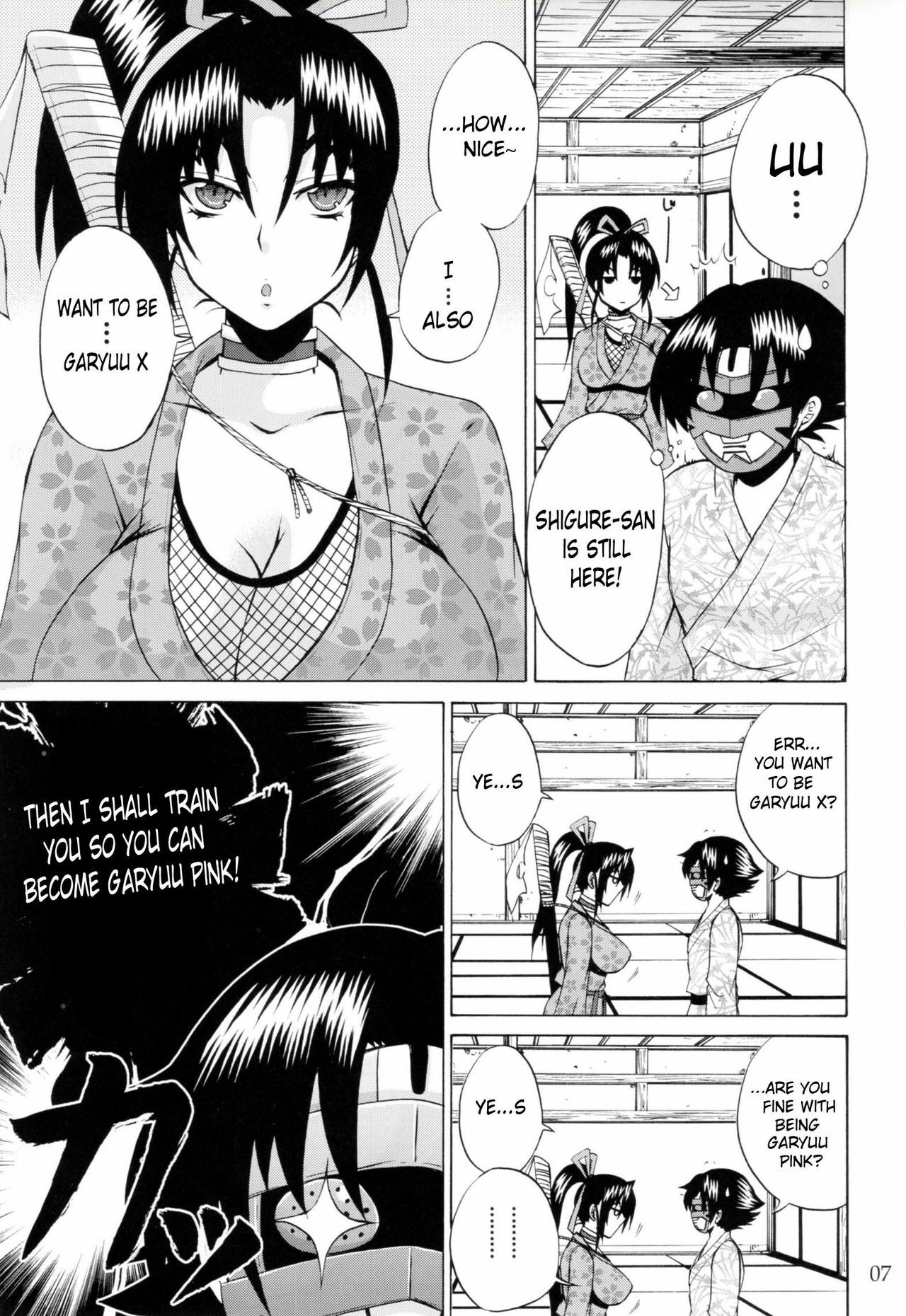 [Honey Bump (Nakatsugawa Minoru)] Shijou Saikyou no Deshi no Shishou Shigure 5 | The Mightiest Disciple's Teacher Shigure 5 (History's Strongest Disciple Kenichi) [English] {doujin-moe.us} page 6 full