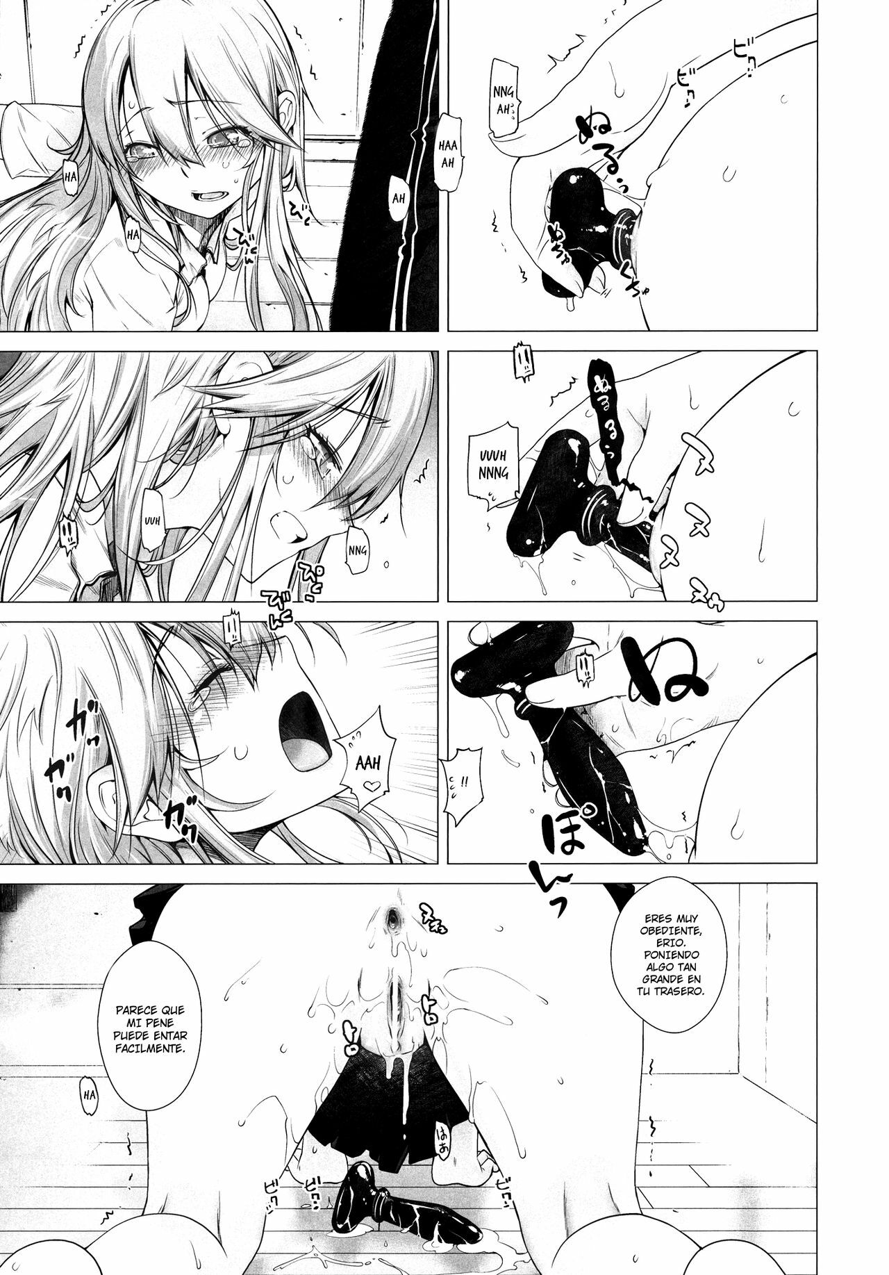 [Kouchaya (Ootsuka Kotora)] TELL ME 2 (Denpa Onna to Seishun Otoko) [Spanish] [Futae Ikken] [Digital] page 10 full
