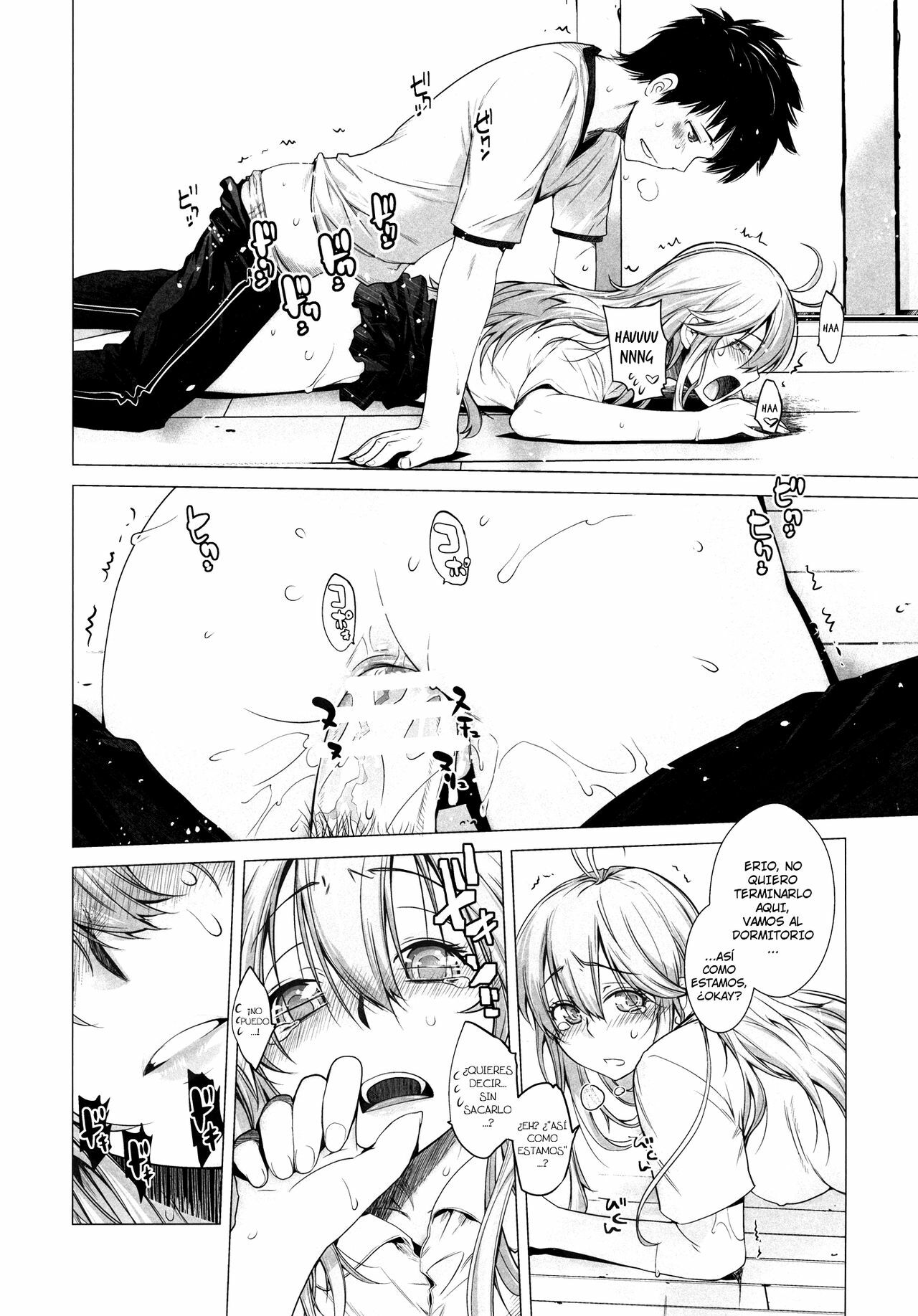 [Kouchaya (Ootsuka Kotora)] TELL ME 2 (Denpa Onna to Seishun Otoko) [Spanish] [Futae Ikken] [Digital] page 15 full