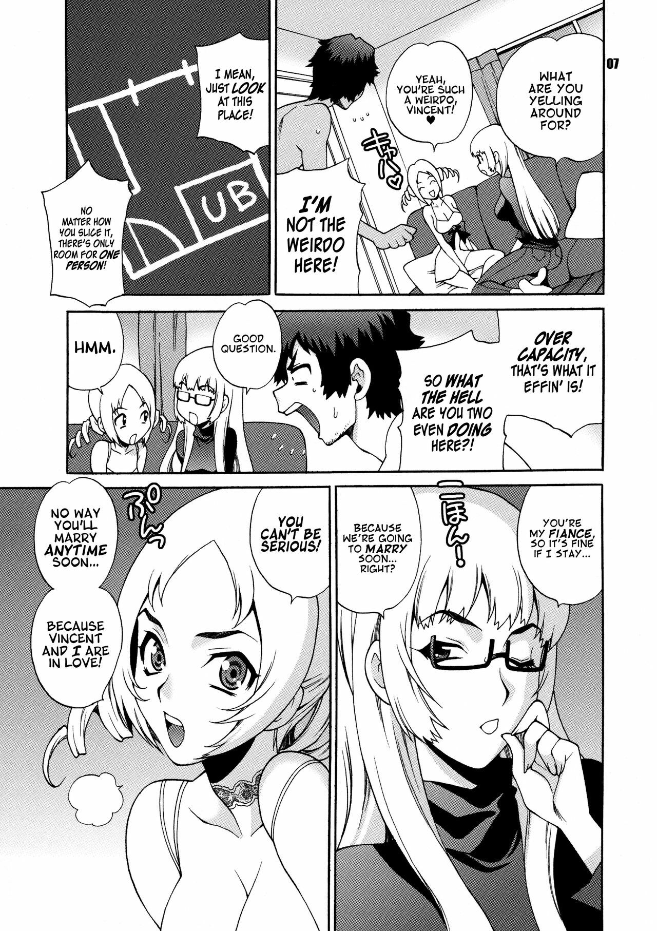 (COMIC1☆5) [SHALLOT COCO (Yukiyanagi)] Yukiyanagi no Hon 25 Catherine, Katherine! (Catherine) [English] =Pennington= page 7 full
