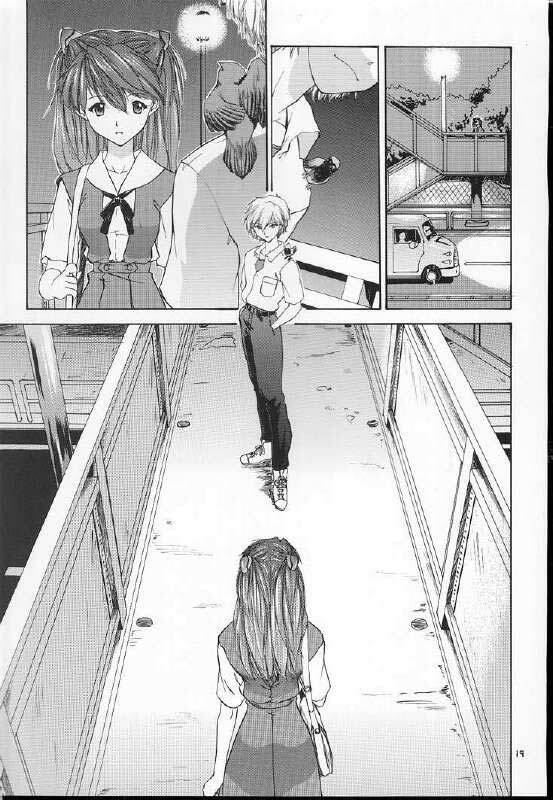(C60) [Chimatsuriya Honpo (Asanagi Aoi)] 2001 Only Aska (Neon Genesis Evangelion) [Russian] [Невидимка] page 17 full