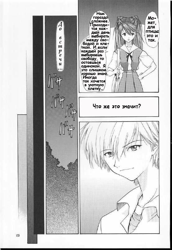 (C60) [Chimatsuriya Honpo (Asanagi Aoi)] 2001 Only Aska (Neon Genesis Evangelion) [Russian] [Невидимка] page 21 full