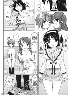 (Henshuuchou wa Atashi) [pooca (Nora Shinji)] Cosmic Trance (Suzumiya Haruhi no Yuuutsu) [Russian] [DarkHentai] - page 11