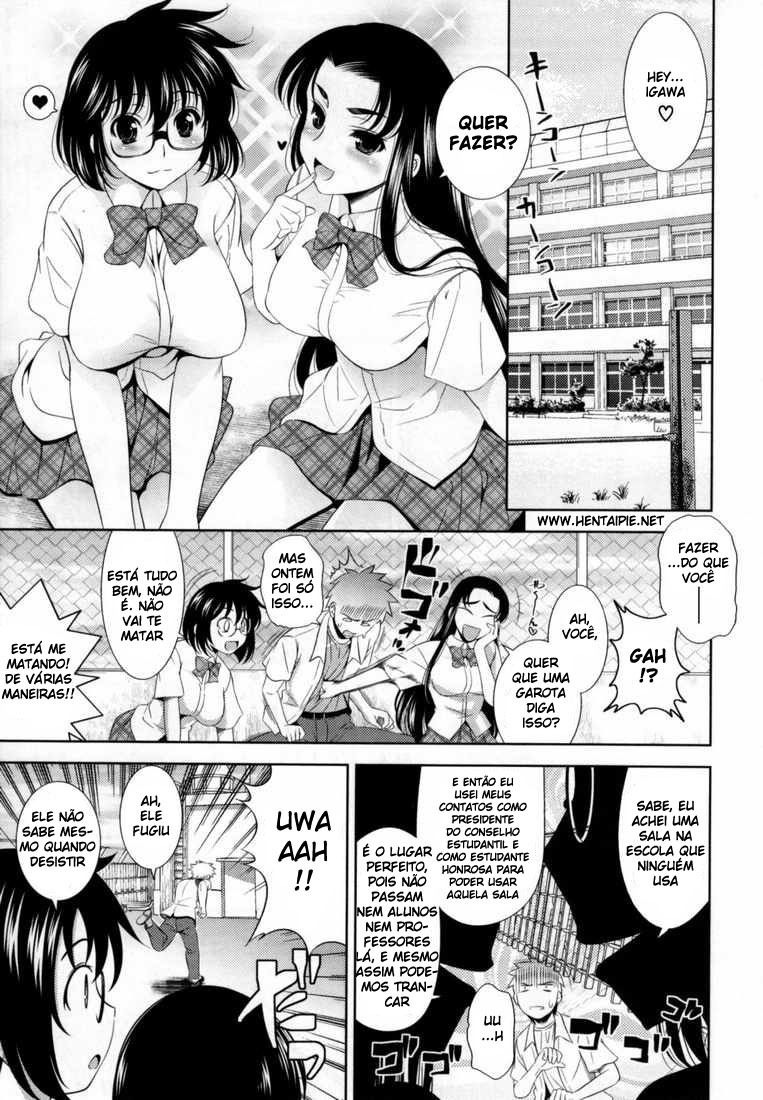 [Yasui Riosuke] BUST TO BUST -Chichi wa Chichi ni- [Portuguese-BR] {hentaipie.net} page 123 full