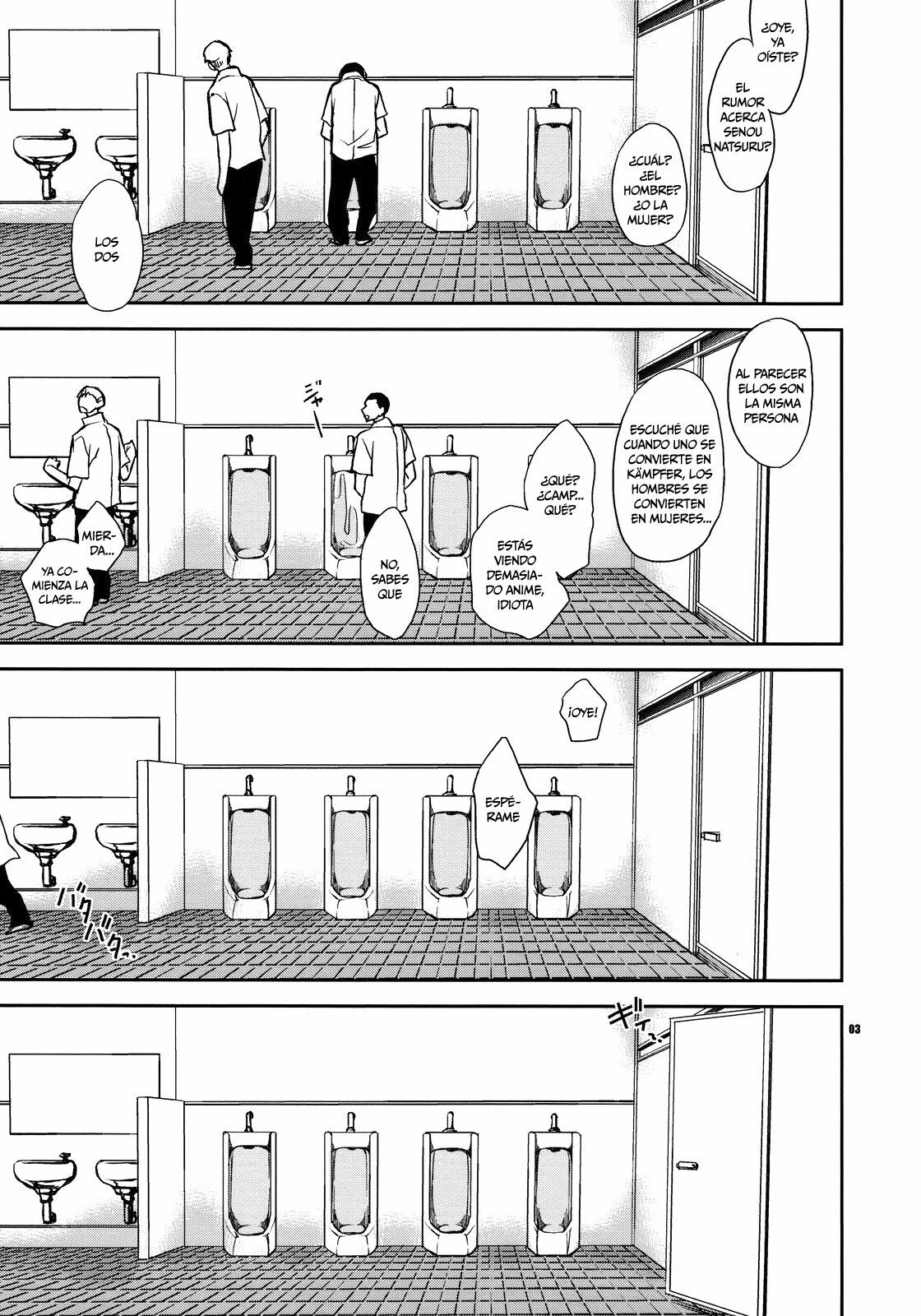(C77) [Crazy9 (Ichitaka)] Kanojo no Sentaku -Senou Natsuru no Baai- (Kämpfer) [Spanish] [XSnF] page 2 full