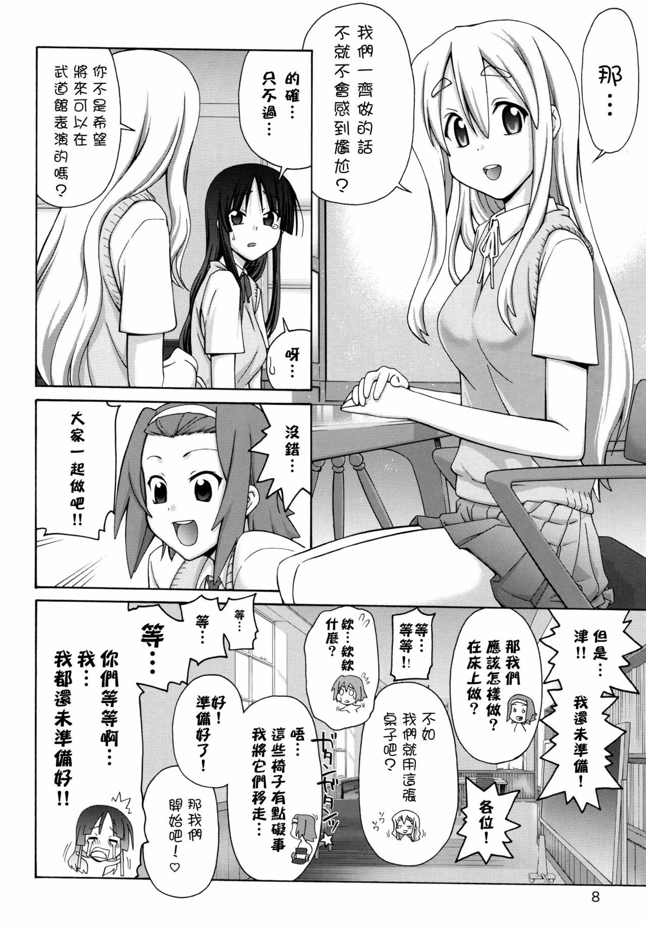 (C76) [GOLD RUSH (Suzuki Address)] Jumping Now↑↑↑ (K-ON!) [Chinese] [ゼロ漢化] page 8 full