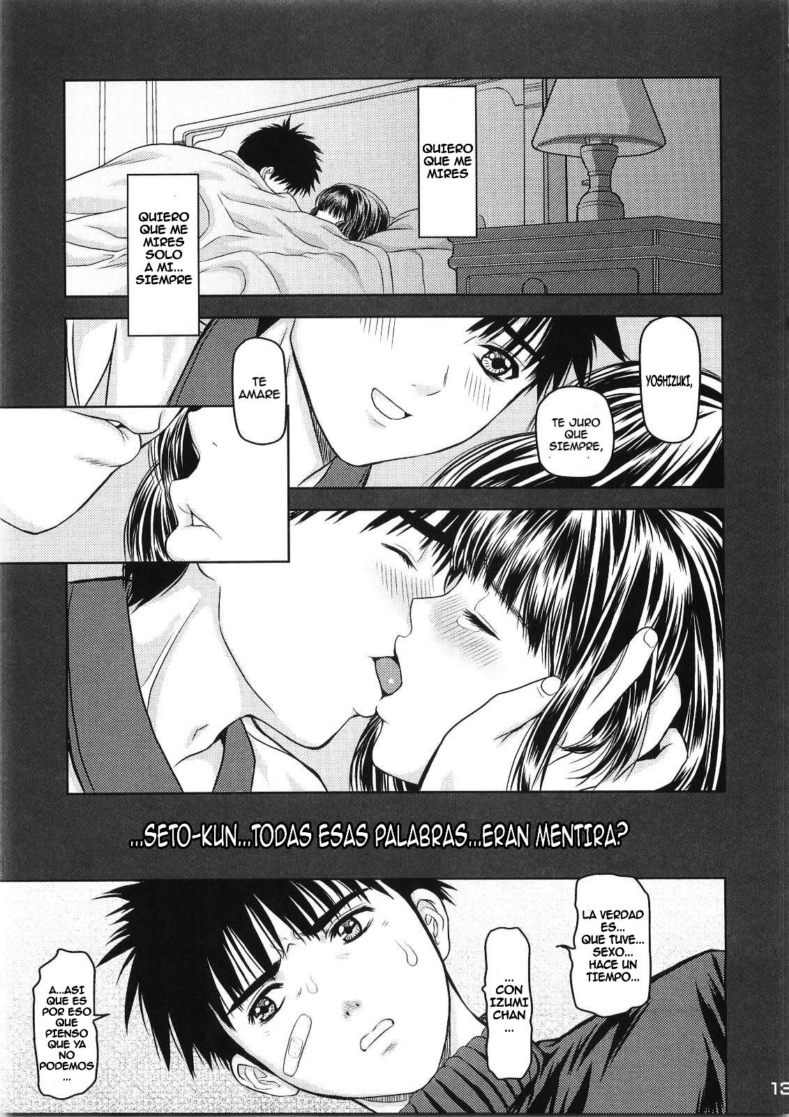 (C73) [ROUND-HOUSE (Kikkawa Ryounei)] Virgin Flight:03 Yoshizuki | Perdida de la Virgindad 03 Yoshizuki Iori (Is) [Spanish] [Kallen-Kozuki] page 12 full