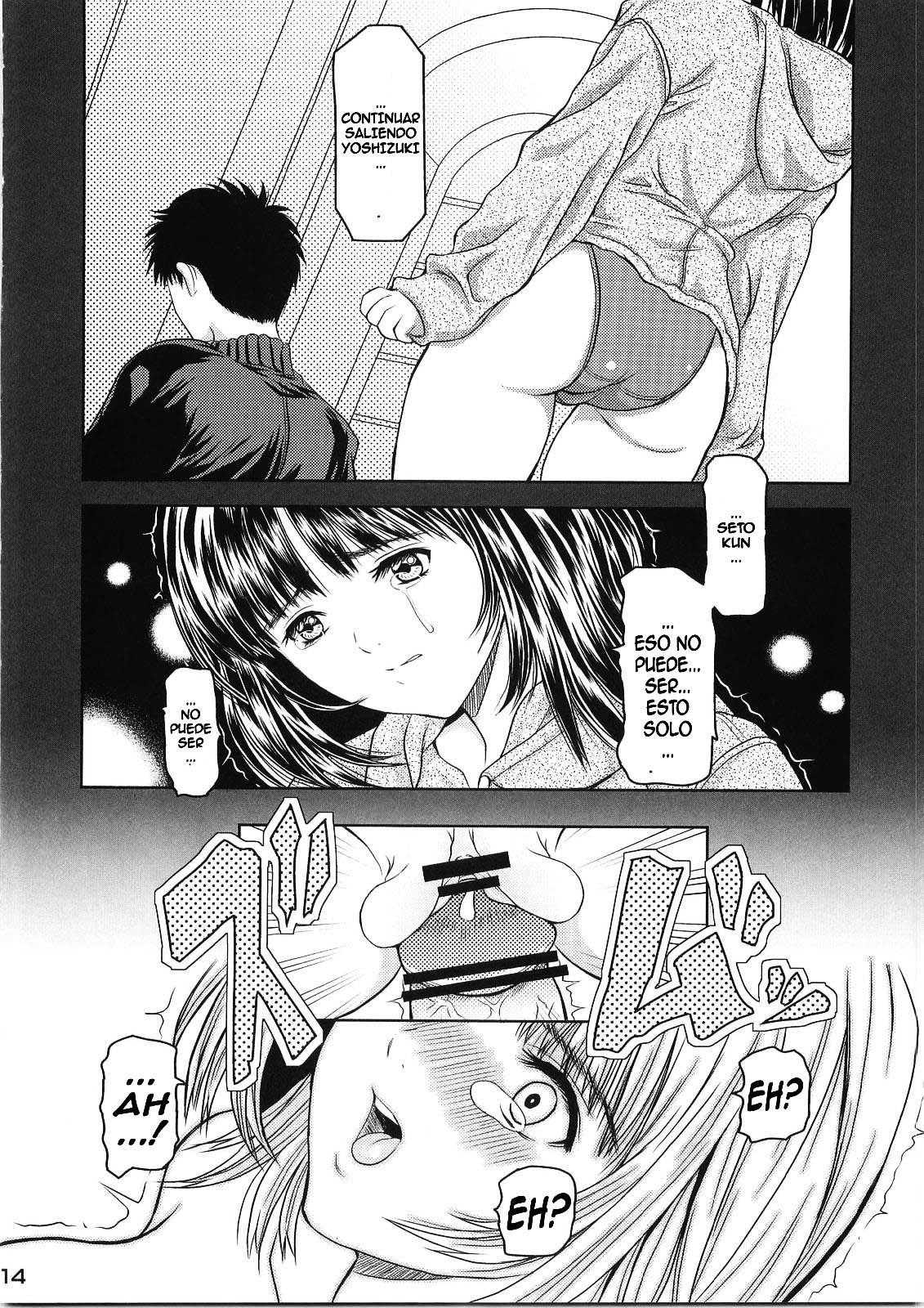 (C73) [ROUND-HOUSE (Kikkawa Ryounei)] Virgin Flight:03 Yoshizuki | Perdida de la Virgindad 03 Yoshizuki Iori (Is) [Spanish] [Kallen-Kozuki] page 13 full