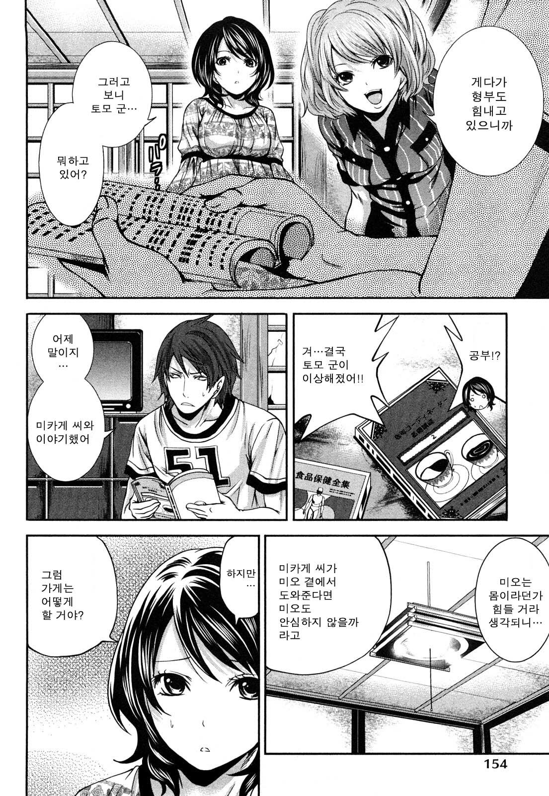 [Miyahara Ayumu] Shimoeda-sanchi no Akarui Shokutaku - The Shimoedas, a poor but happy circle. [Korean] page 158 full