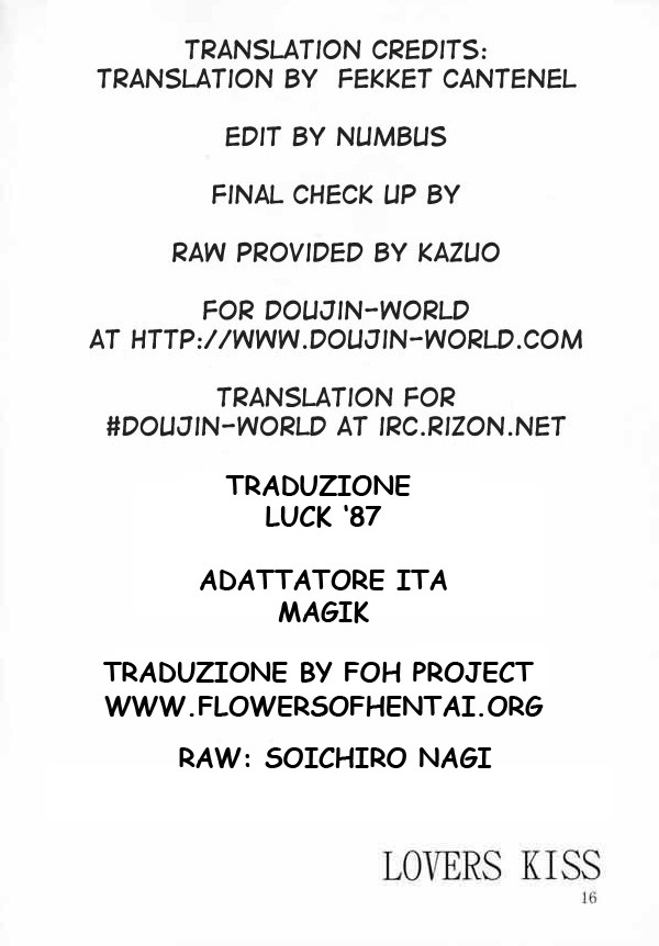 (C65) [Nikuman Aikoukai (Ryuga Syo)] LOVERS KISS (Detective Conan) [Italian] [Flowers of Hentai] page 15 full
