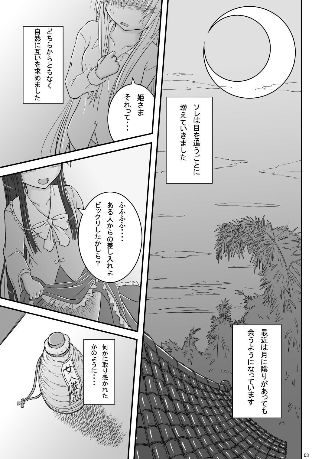 [TEMPLE (Tenrai)] Tsuki no Shita, Hana Nirin Level: hard (Touhou Project) [Digital] page 3 full