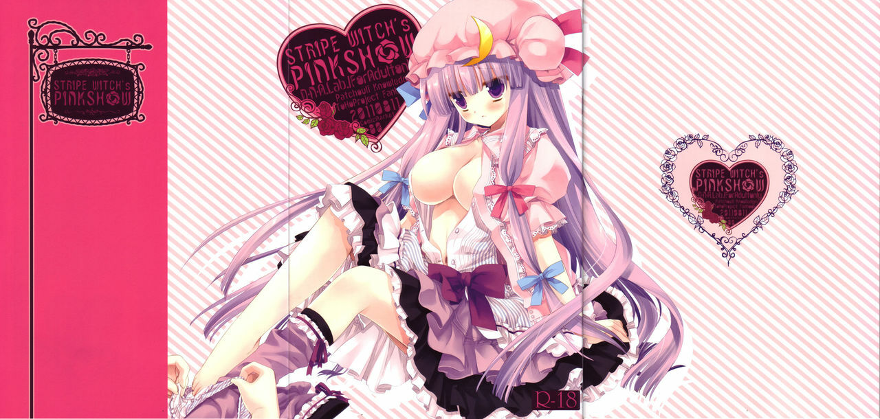 (C80) [D.N.A.Lab. (Miyasu Risa)] STRIPE WITCH's PINKSHOW (Touhou Project) page 2 full
