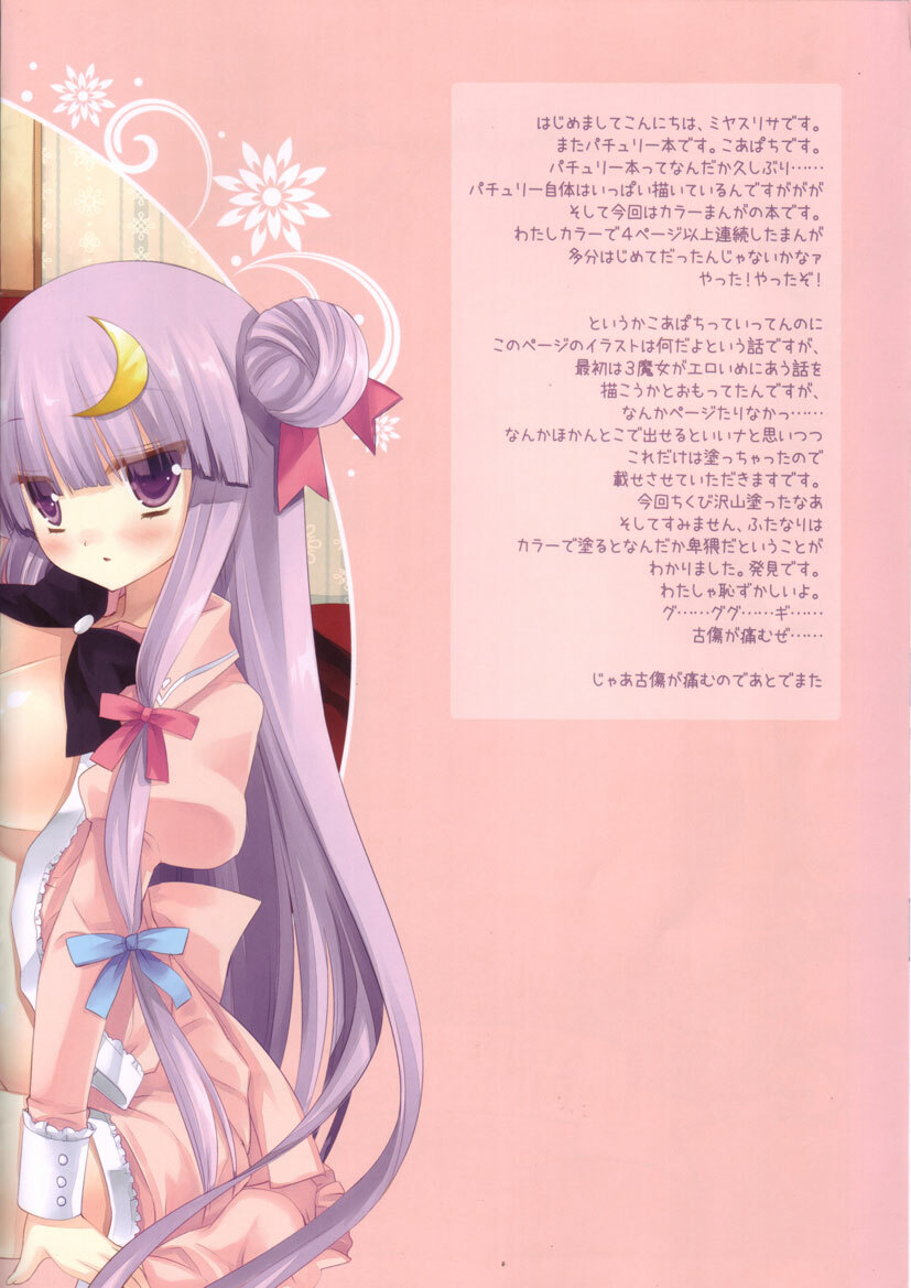 (C80) [D.N.A.Lab. (Miyasu Risa)] STRIPE WITCH's PINKSHOW (Touhou Project) page 6 full