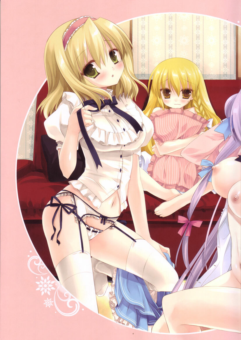 (C80) [D.N.A.Lab. (Miyasu Risa)] STRIPE WITCH's PINKSHOW (Touhou Project) page 7 full