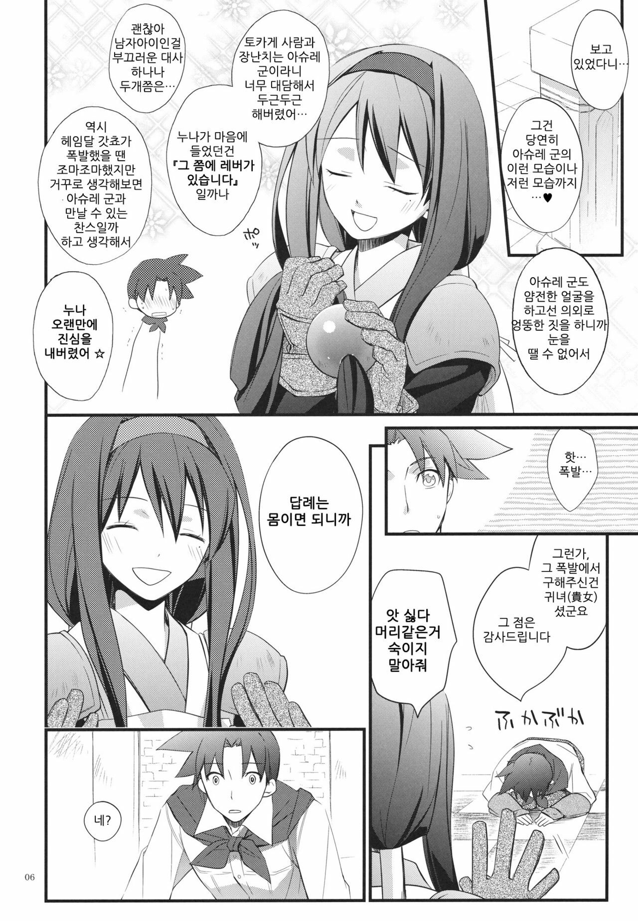 (C80) [Kaicho-Maniax (Nanami Yasuna)] Yokubou Oneesan (Wild Arms 2) [Korean] [Project H] page 5 full