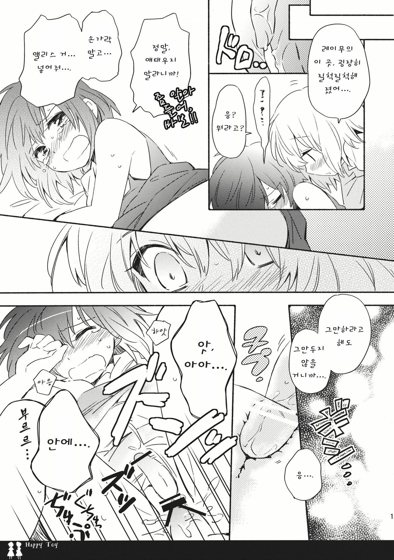 (C80) [Chiisai Hou ga Ii ,Mugi Jirushi (asaki, Tairi)] Happy Toy (Touhou Project) [Korean] page 11 full