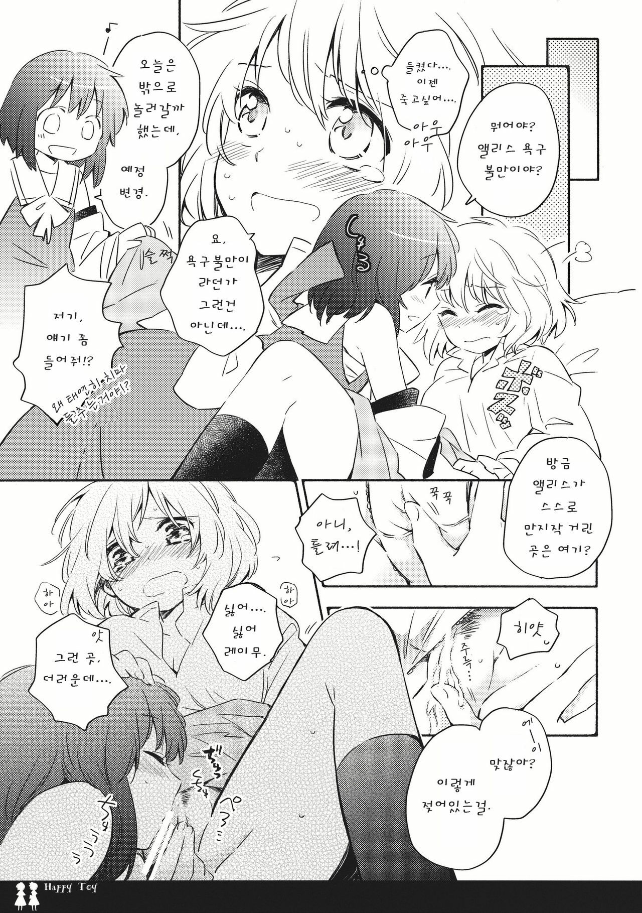 (C80) [Chiisai Hou ga Ii ,Mugi Jirushi (asaki, Tairi)] Happy Toy (Touhou Project) [Korean] page 5 full