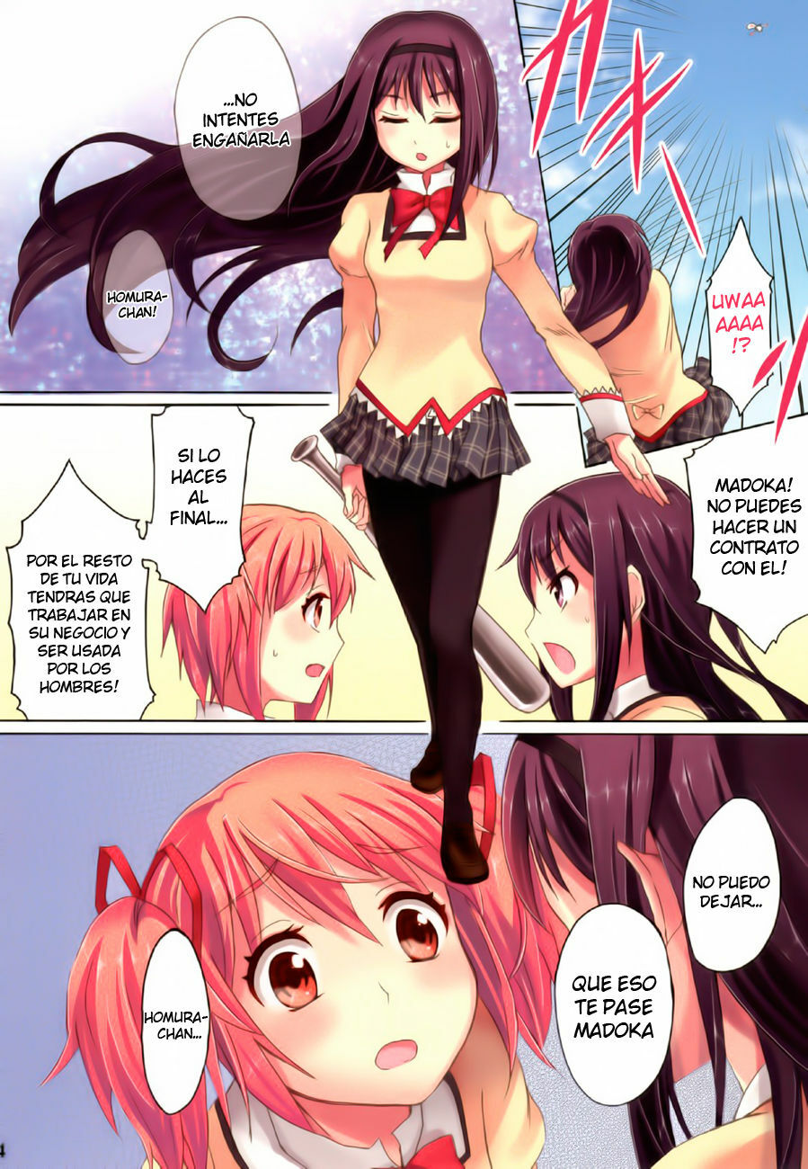 (C80) [Otabe Dynamites (Otabe Sakura)] Mahou Fuzoku Deli heal Magica 3 (Puella Magi Madoka Magica) [Spanish] [Koi Subs] page 4 full