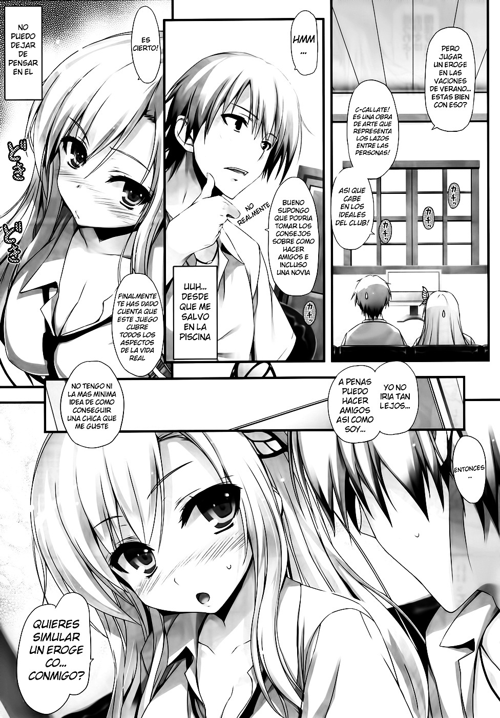 (C80) [Mugenkidou A (Tomose Shunsaku)] Yawarakai Niku (Boku wa Tomodachi ga Sukunai) [Spanish] [Koi-Subs] page 10 full