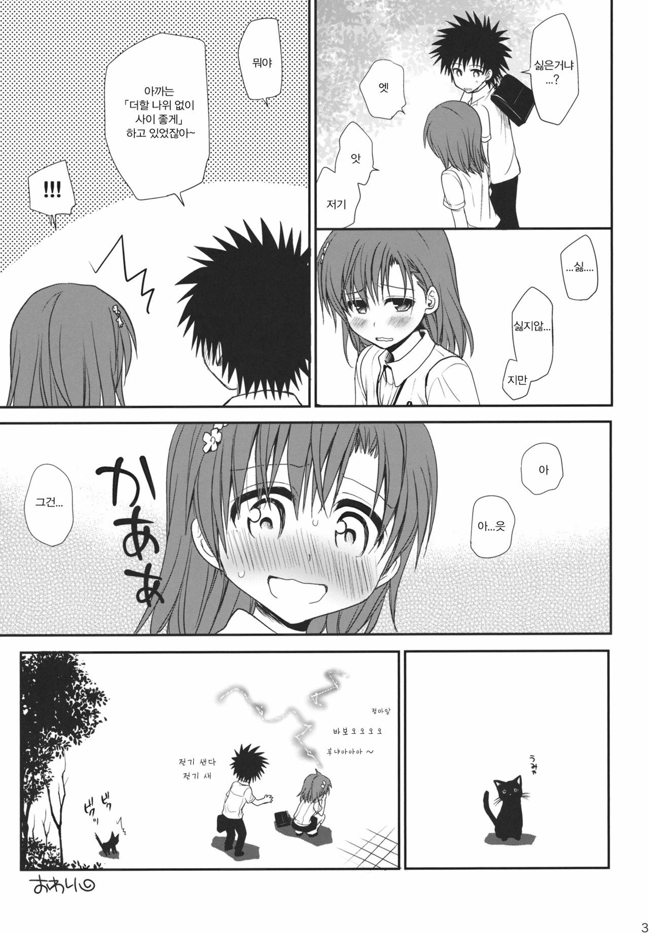 (C80) [Takumi na Muchi] Railgun no Negaikata (Toaru Kagaku no Railgun) [Korean] page 33 full