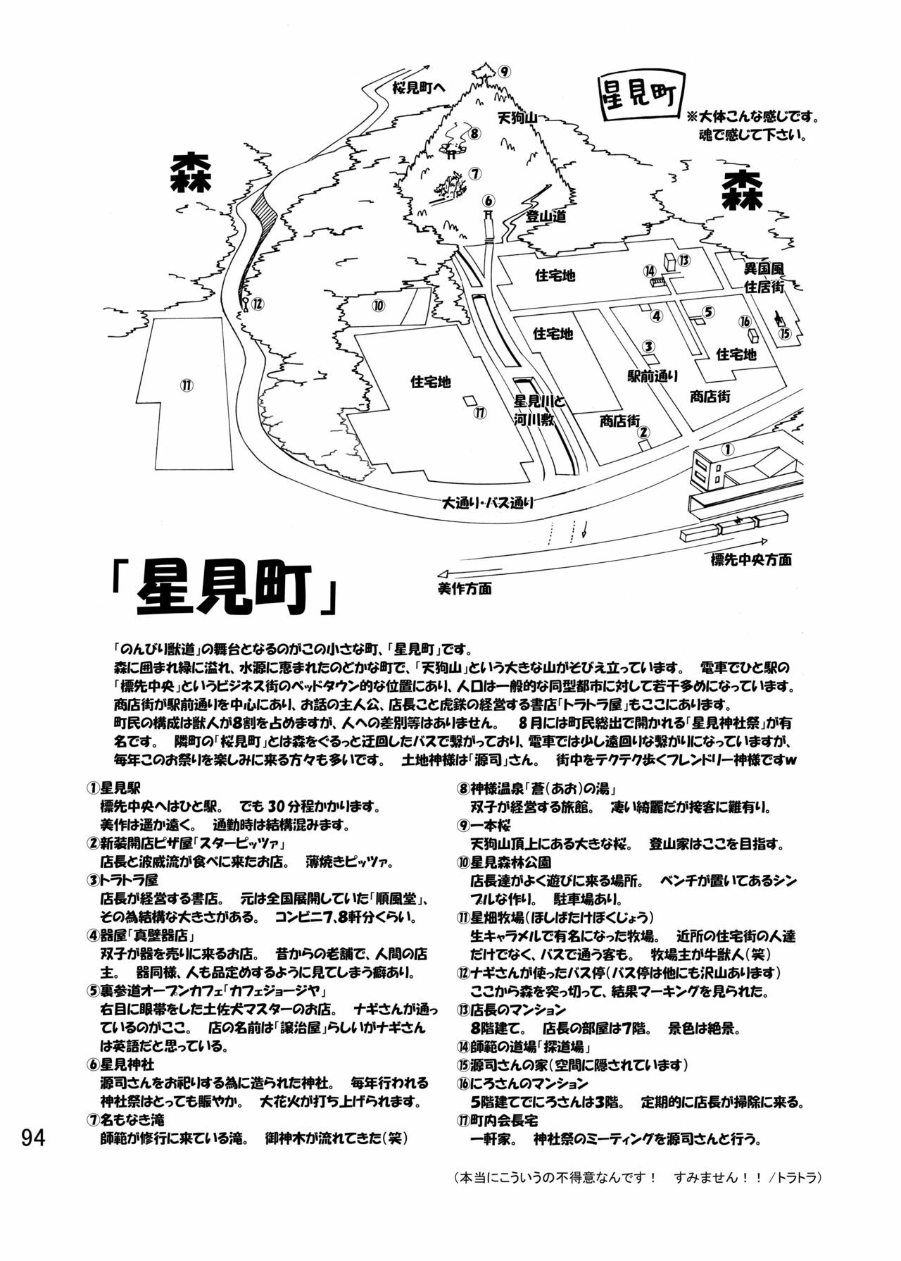 のんびり獣道 設定資料集 page 93 full