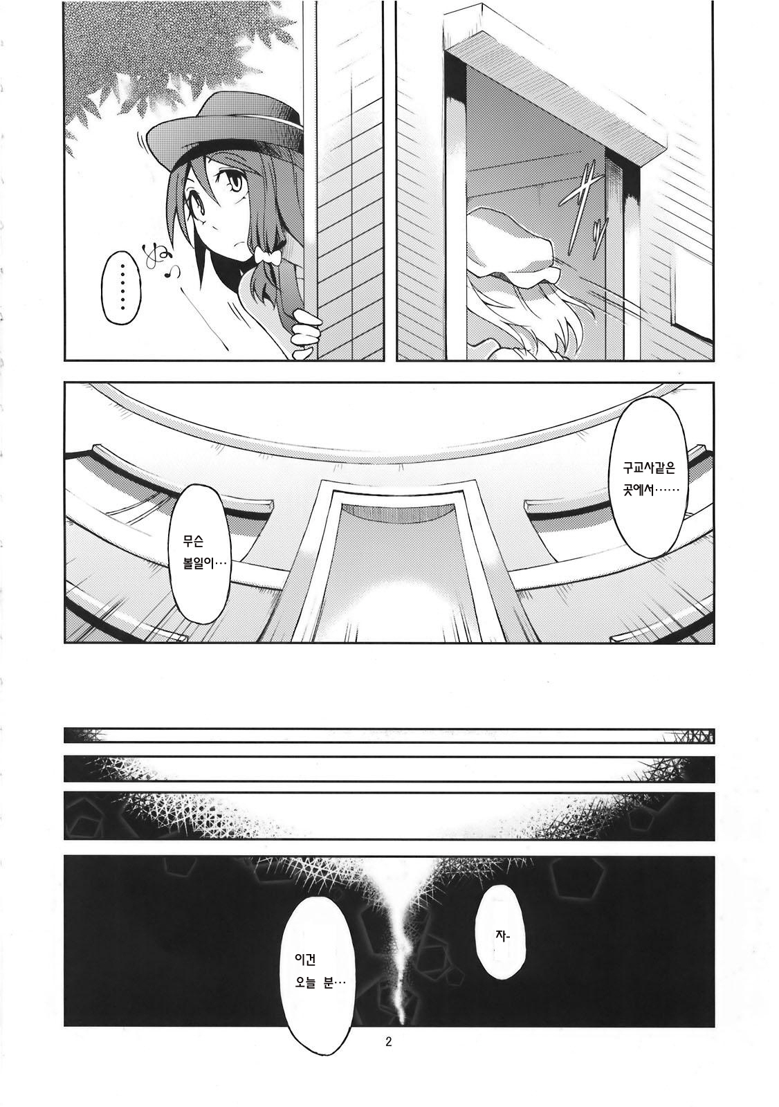 (C78) [Gokusaishiki (Aya Shachou)] Mary married Mary Jane (Touhou Project) [Korean] page 3 full