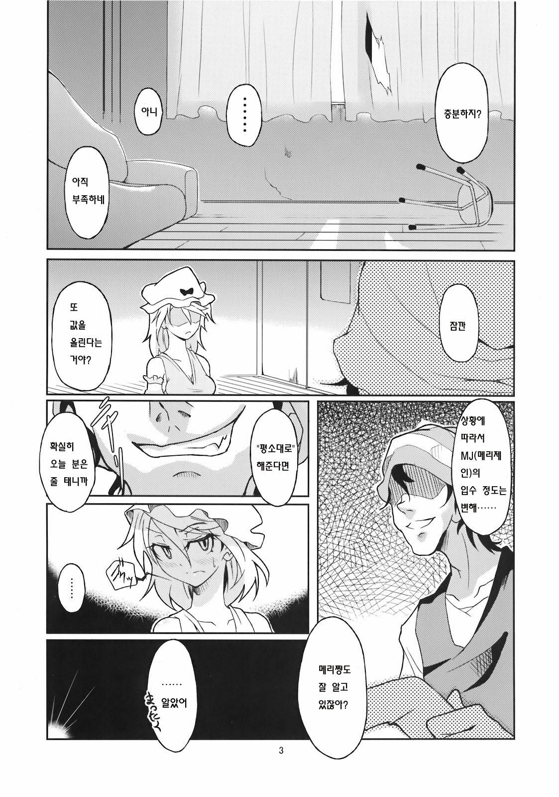(C78) [Gokusaishiki (Aya Shachou)] Mary married Mary Jane (Touhou Project) [Korean] page 4 full