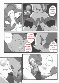 (Fur-st) [Dogear (Inumimi Moeta, Kurou Karasu)] Tsutahebishiiku Nisshi | Breeding Diaries of a Snake in the Grass (Pokémon) [English] [Twilight Stormshi] - page 9