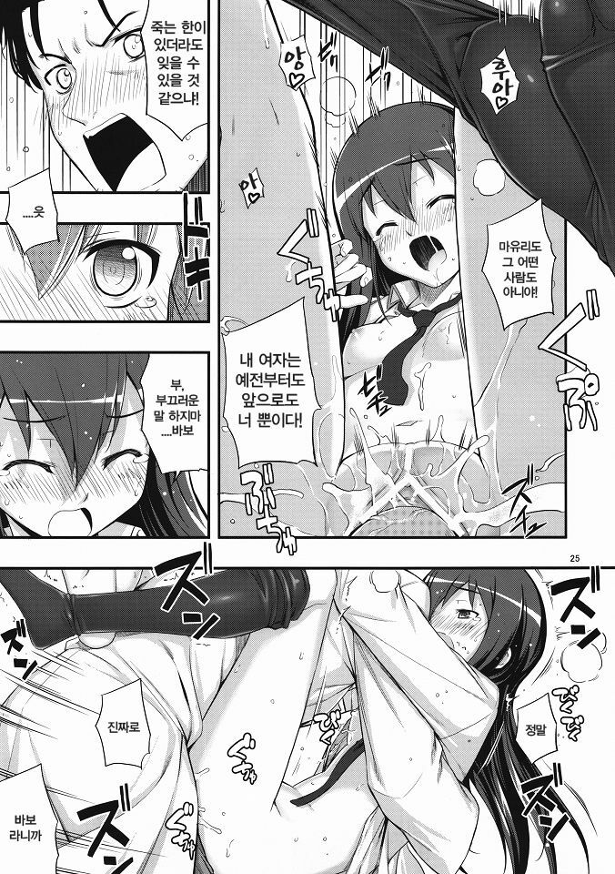 (C80) [RUBBISH Selecting Squad (Namonashi)] RE 14 (Steins;Gate) [Korean] [Team HA-NU] page 24 full