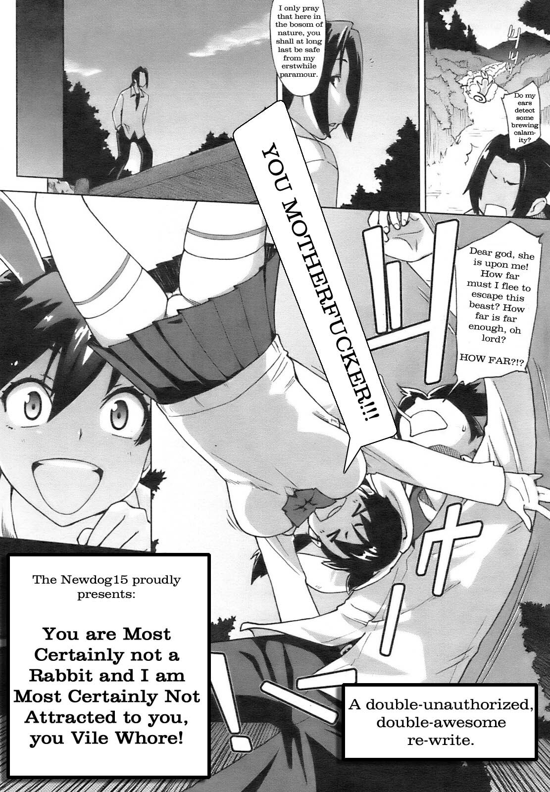 You are Most Certainly not a Rabbit, and I am Most Certainly Not Attracted to you, you Vile Whore! [English] [Rewrite] [Newdog15] page 2 full