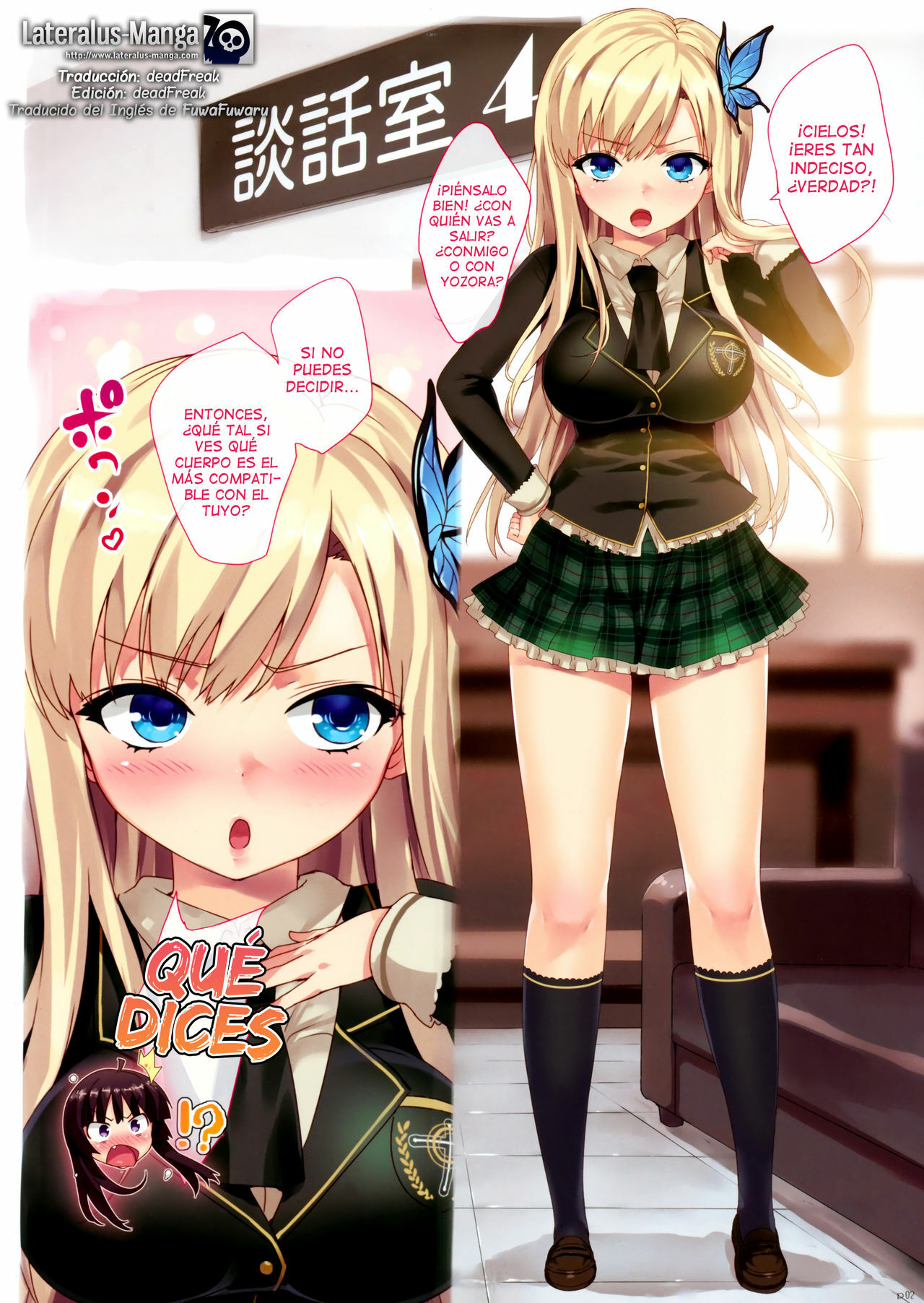 (C80) [Number2 (Takuji)] Boku wa Seieki ga Ooinode, Shikyuu ni Jika de Nama Nakadashi wo Tomerarenai! (Boku wa Tomodachi ga Sukunai) [Spanish] [Lateralus-Manga] page 2 full