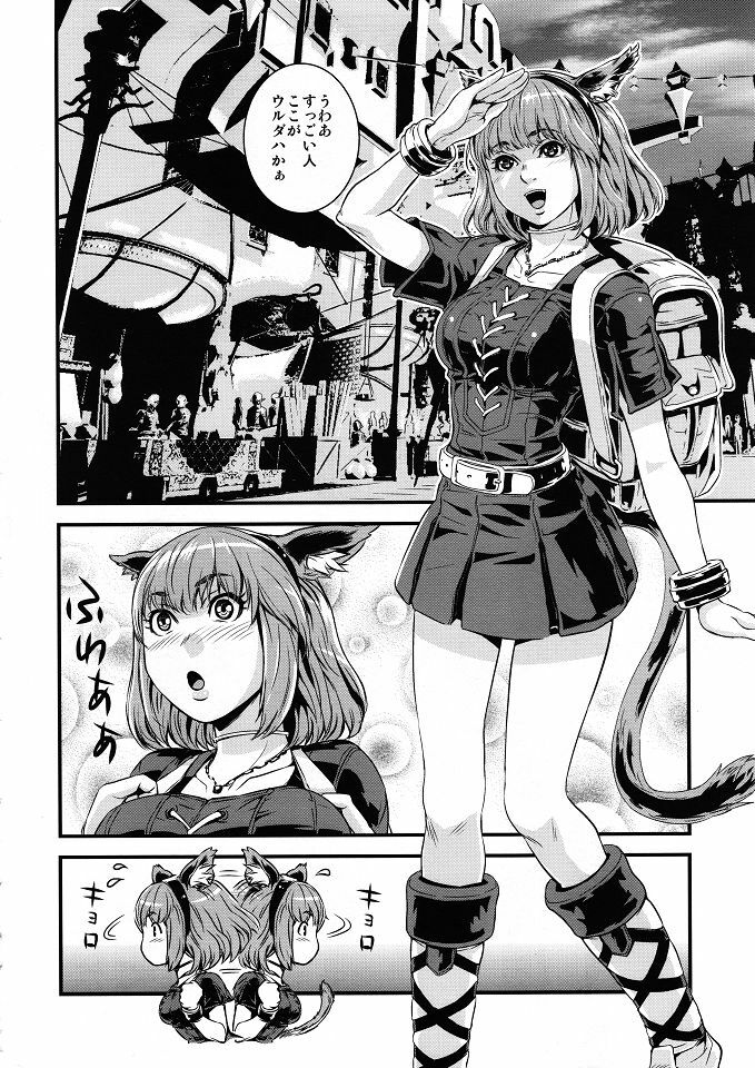 (C80) [Akamaya (Sisei Tokei)] Miquo Bon Miquo'te Fantasy 14 (Final Fantasy XIV) page 3 full
