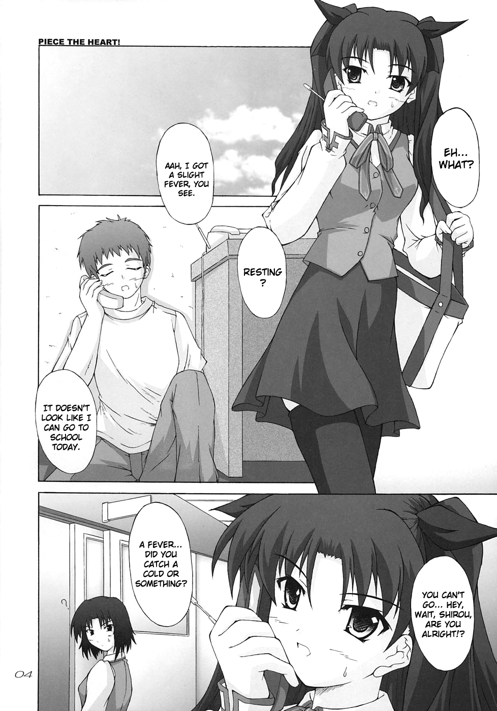 (C67) [SEITOKAISHITSU (Akimoto Dai)] Piece the Heart! (Fate/Stay Night) [English] [TheKa] page 3 full