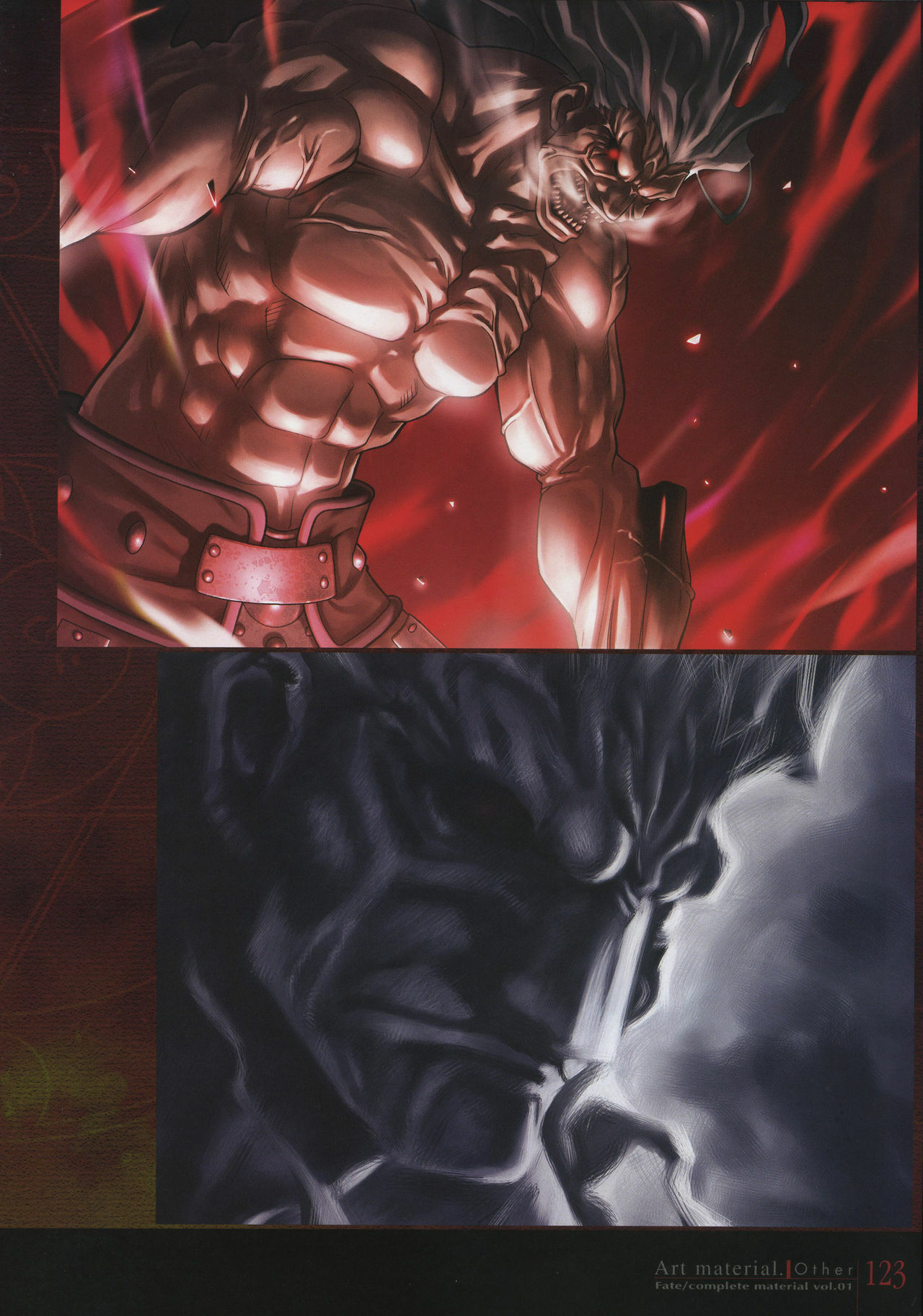 [Type-Moon] Fate/complete material I - Art material. page 128 full