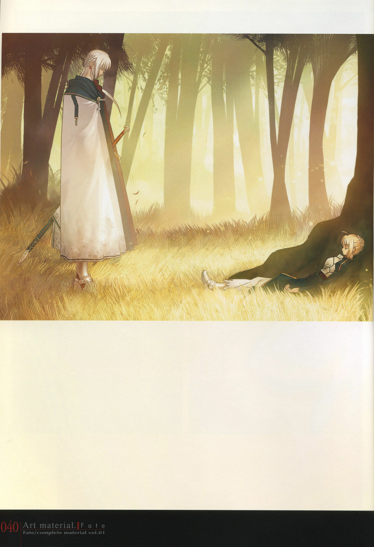 [Type-Moon] Fate/complete material I - Art material. page 45 full