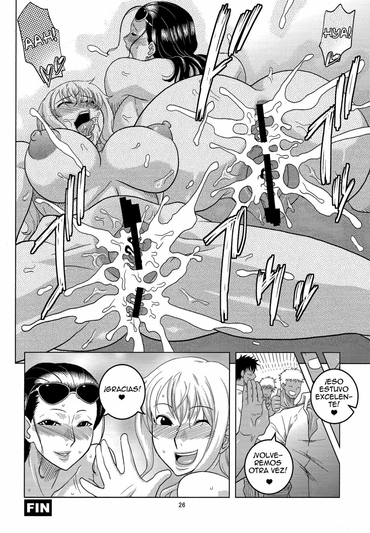 (C80) [ACID-HEAD (Murata.)] NamiRobi 5 (One Piece) [Spanish] [Biblioteca Hentai] page 27 full