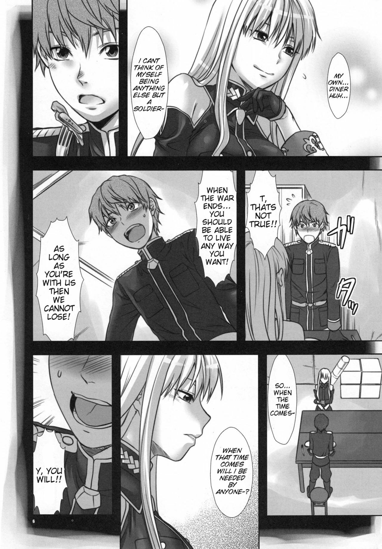 [Lv.X+ (Yuzuki N Dash)] Boku no Subete o Taisa ni Sasagu | I Will Give My All for the Colonel (Valkyria Chronicles) [English] {doujin-moe.us} [2010-09-05] page 6 full