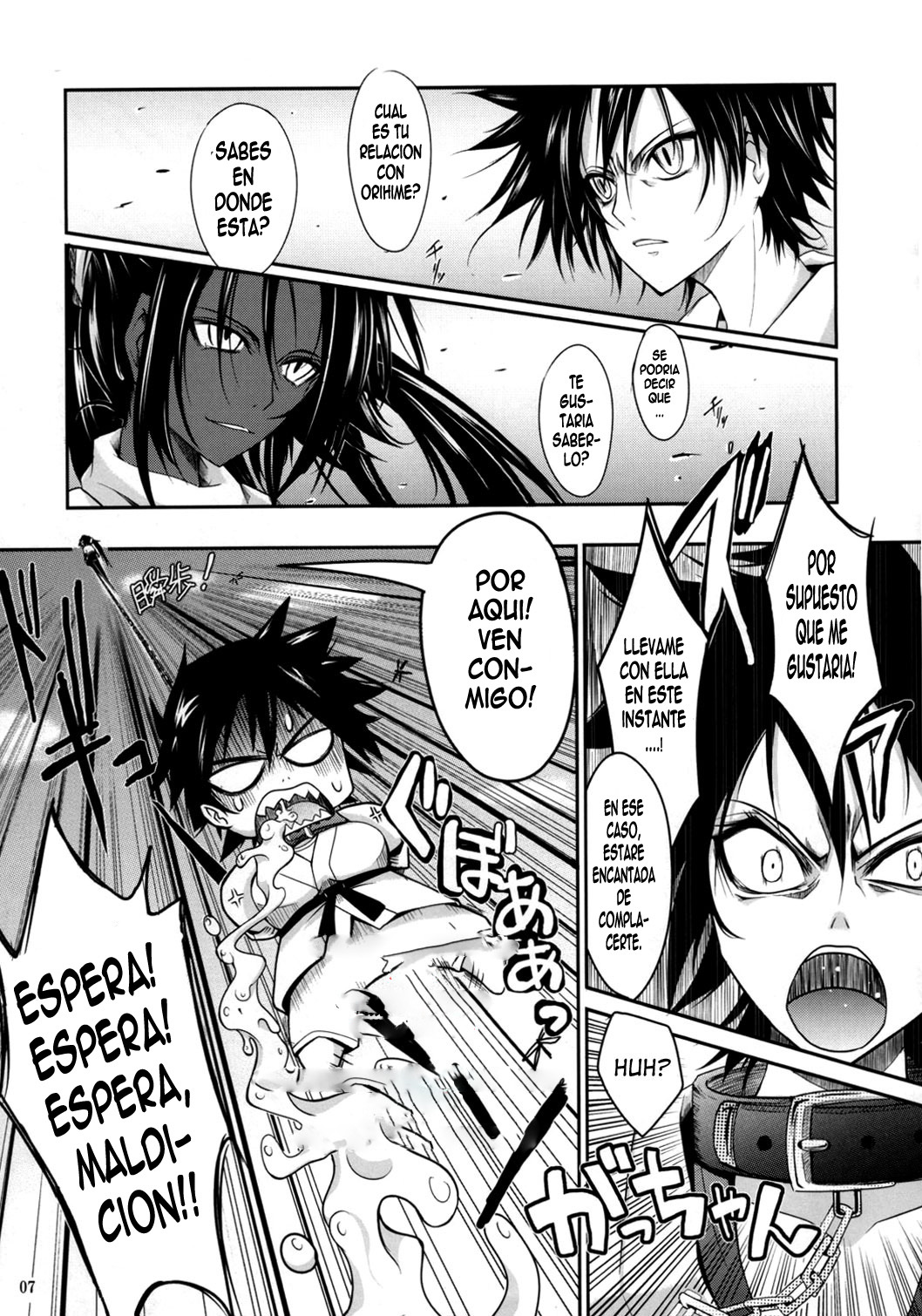 (C72) [Garyuh-Chitai (TANA)] Aki-Akane Zenpen (Bleach) [Spanish] [ElMoeDela8] page 6 full