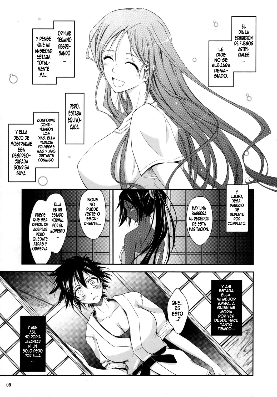 (C72) [Garyuh-Chitai (TANA)] Aki-Akane Zenpen (Bleach) [Spanish] [ElMoeDela8] page 8 full