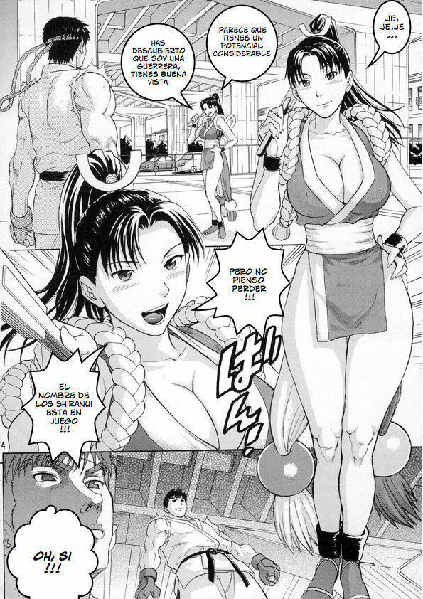 (C75) [Bakuretsu Fusen (Denkichi)] Ore yori Tsuyoi Yatsu ni I need you! (Street Fighter) [Spanish] [Hentai FX] page 21 full