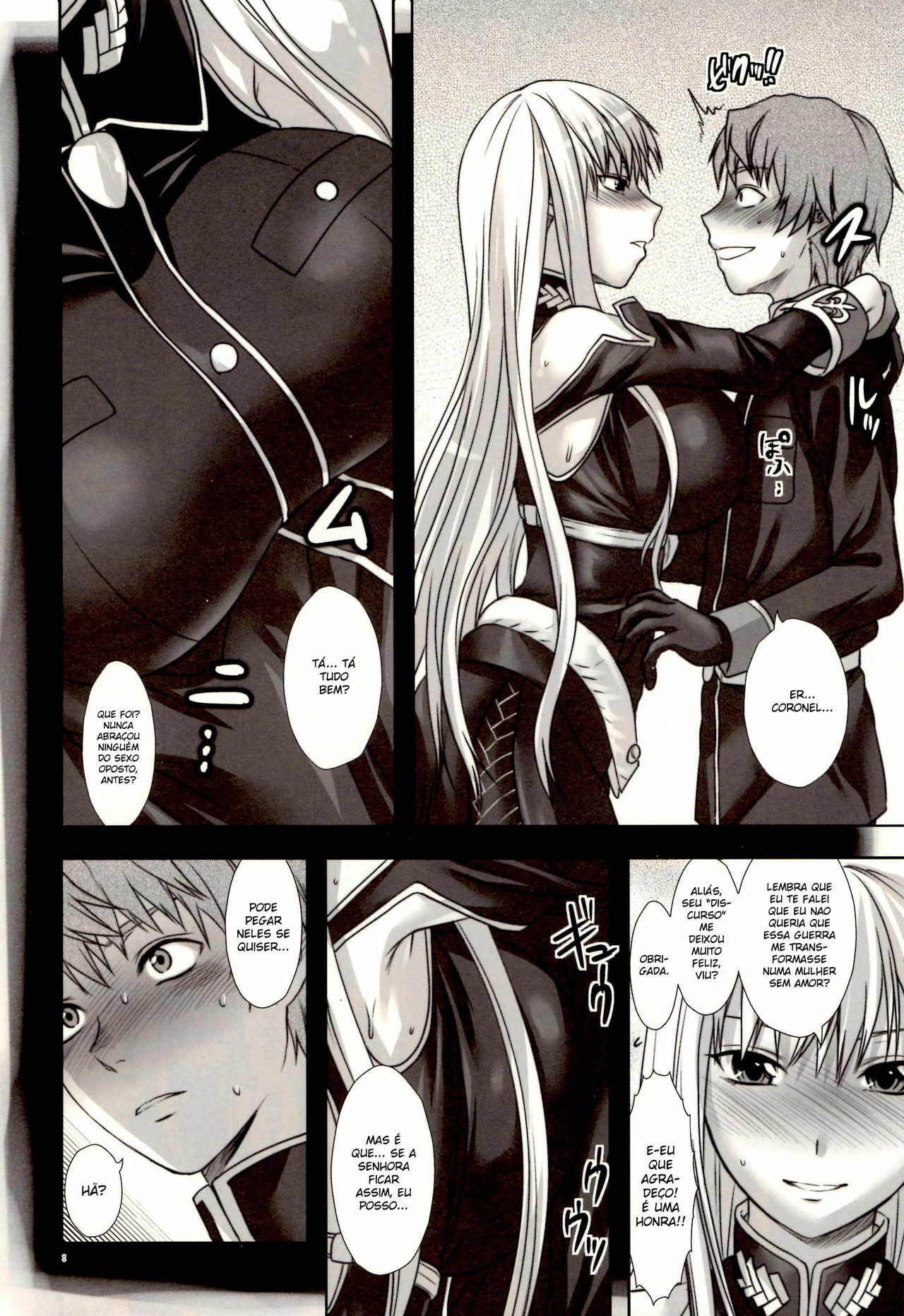 [Lv.X+ (Yuzuki N Dash)] Boku no Subete o Taisa ni Sasagu (Valkyria Chronicles) [Portuguese-BR] [BartSSJ] [2010-09-05] page 8 full