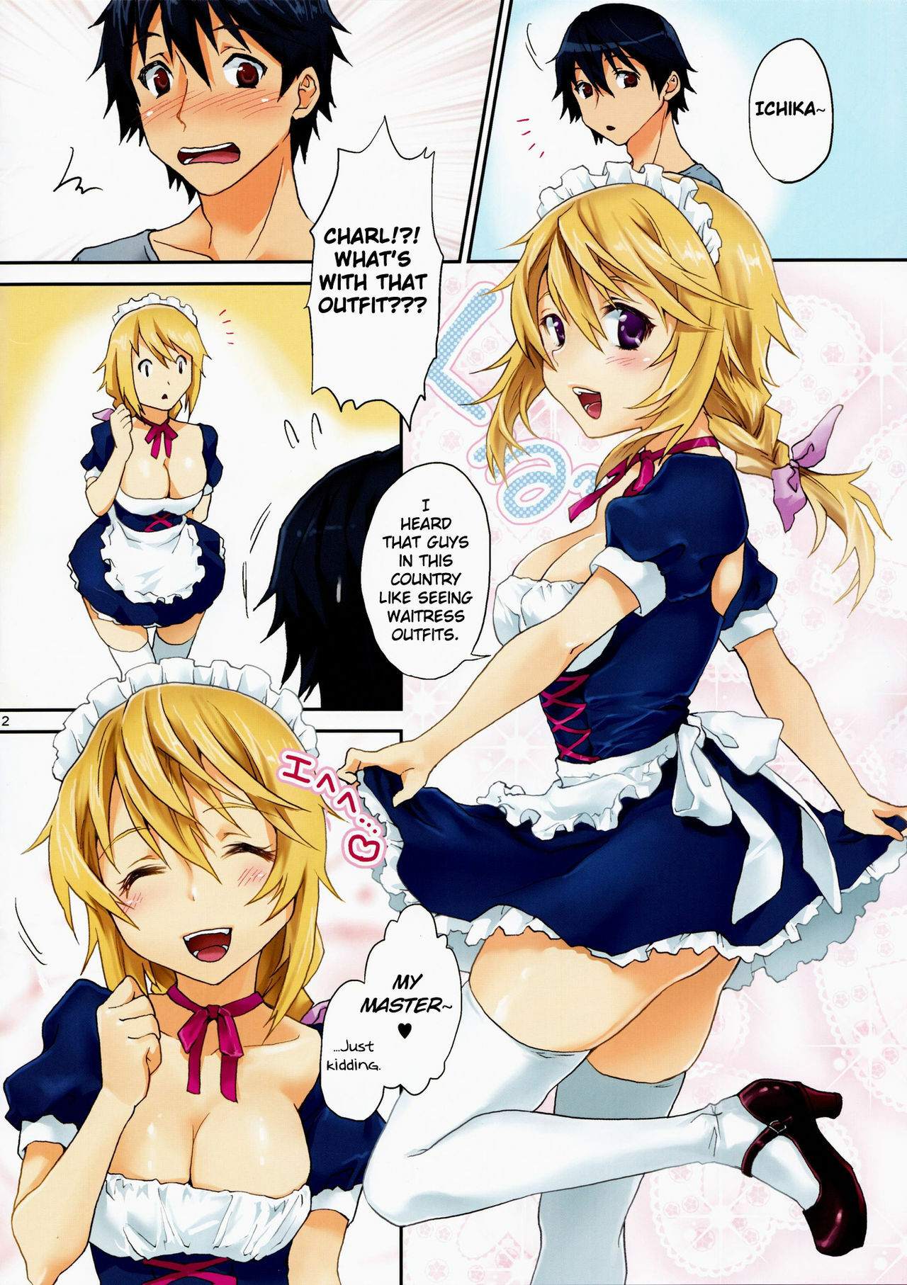 (C80) [Koakuma Sageha (sage joh)] Shaburotto Dunois (Infinite Stratos) [English] [life4Kaoru] page 2 full