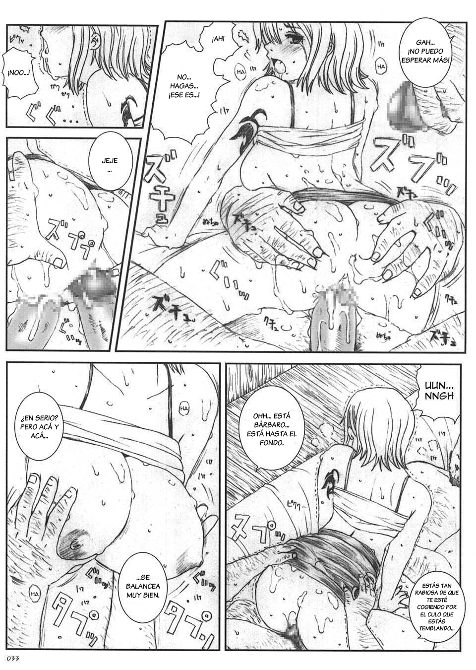 [Circle Kuusou Zikken (Munehito)] Kuusou Zikken Vol.5 (One Piece) [Spanish] {El nido del Cóndor} page 32 full