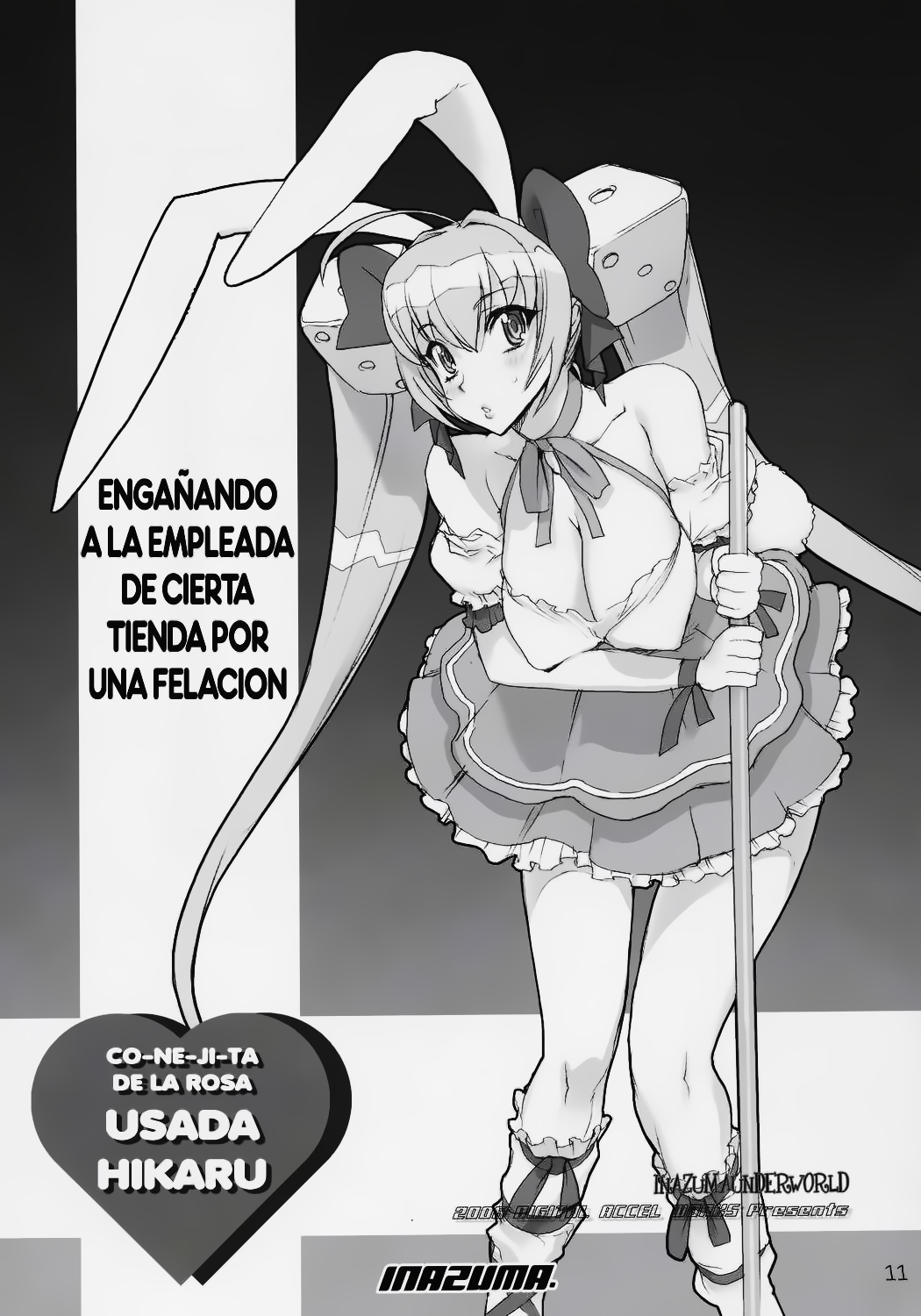 [Digital Accel Works (INAZUMA)] INAZUMA UNDERWORLD (Nurse Witch Komugi, Di Gi Charat) [Spanish] =P666HF= page 10 full