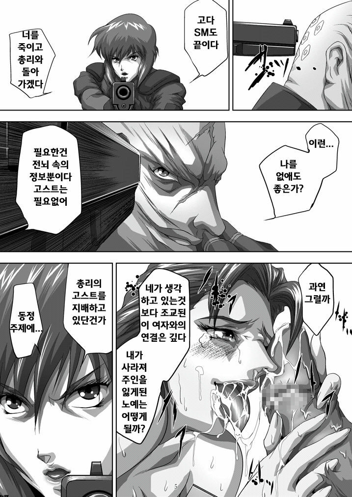 [Akiyama Kougyou (Mikazuki Shikou)] Dennou Bichiku (Ghost in the Shell)(korean)(Bigking) page 4 full