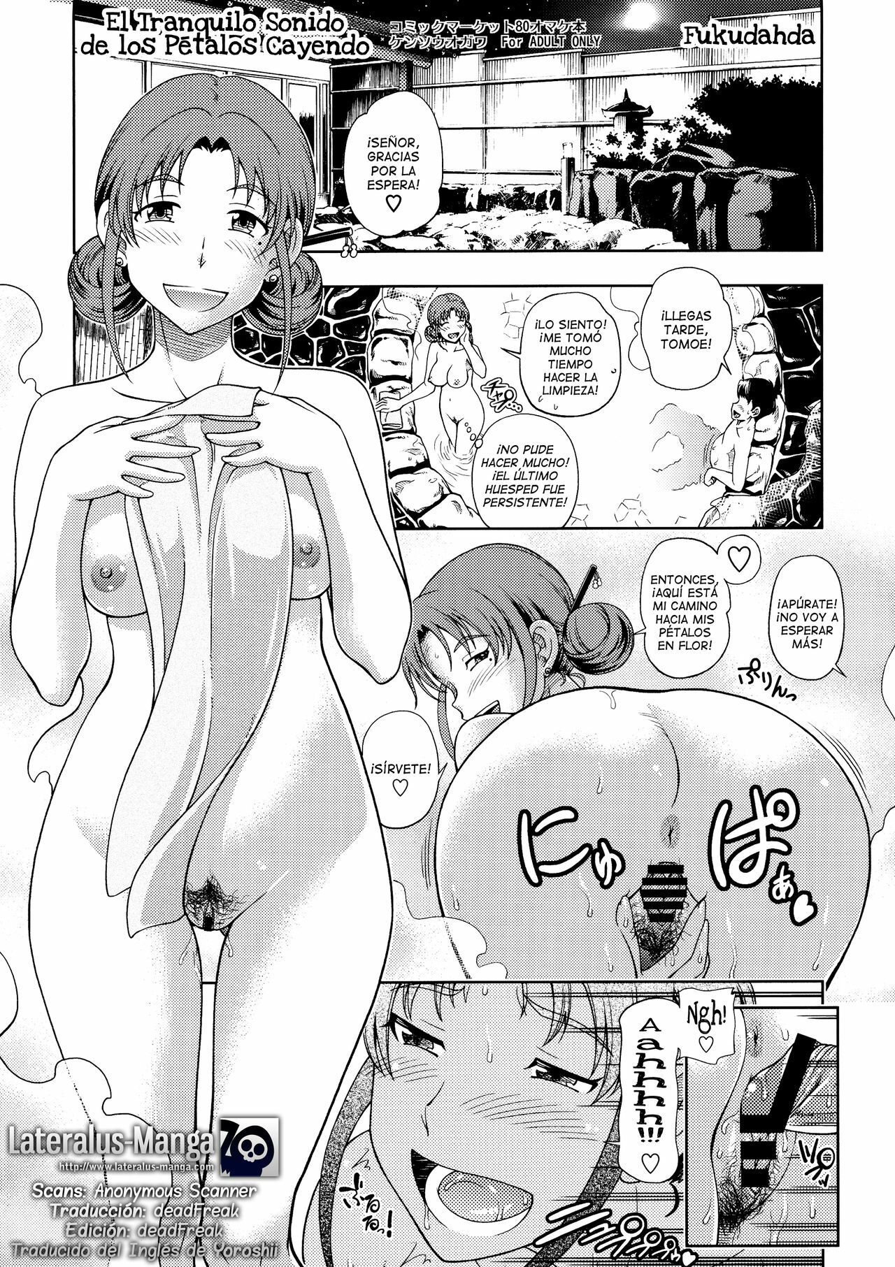 (C80) [Kensoh Ogawa (Fukudahda)] Hanachiru Hoheto (Hanasaku Iroha) [Spanish] [Lateralus-Manga] page 1 full