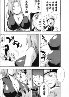 (C75) [Karakishi Youhei-dan Shinga (Sahara Wataru)] Saboten (Naruto) [Chinese] [黑条汉化] - page 6