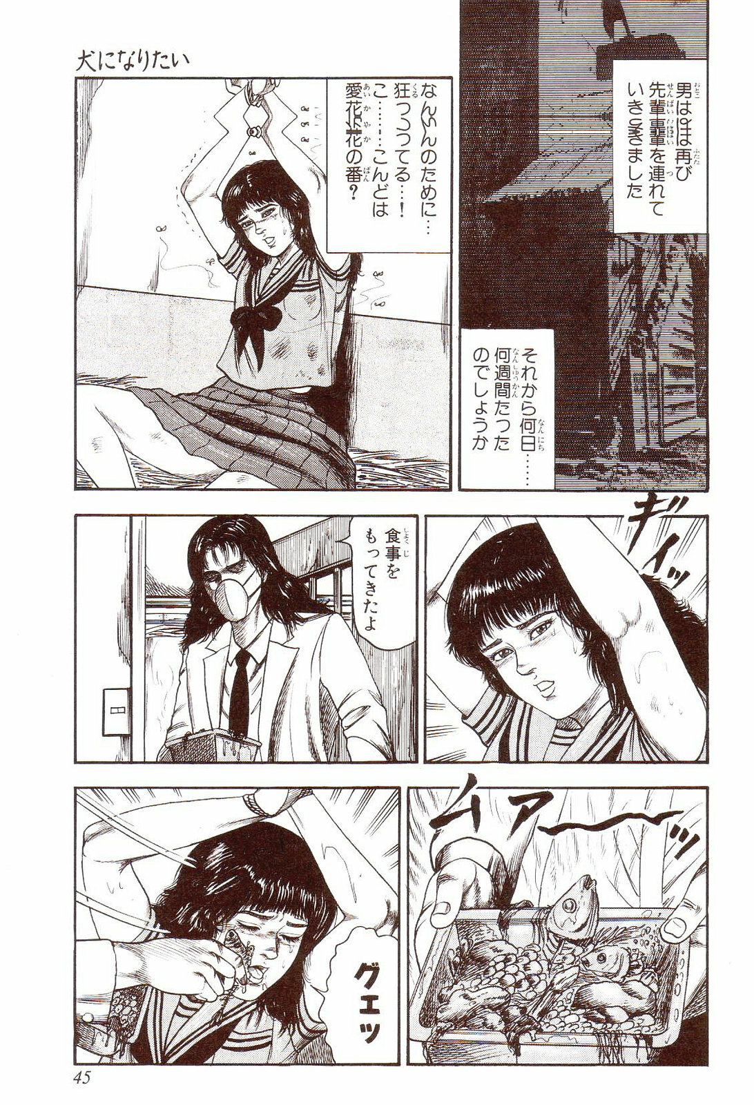 [Sanjou Tomomi] Inu ni Naritai -kyoufu manga shugyoku sakuhinshiyuu- page 50 full